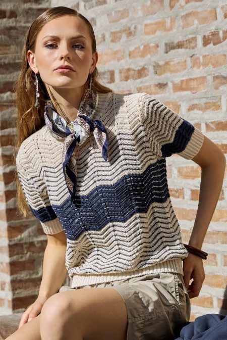 412400001016 Skovhuus Strikbluse hos NINNA i Ringsted og Næstved